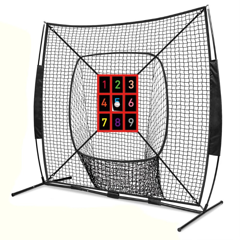 Practice Net Hitting - 9-delige genummerde slagzone trainer (zonder net)