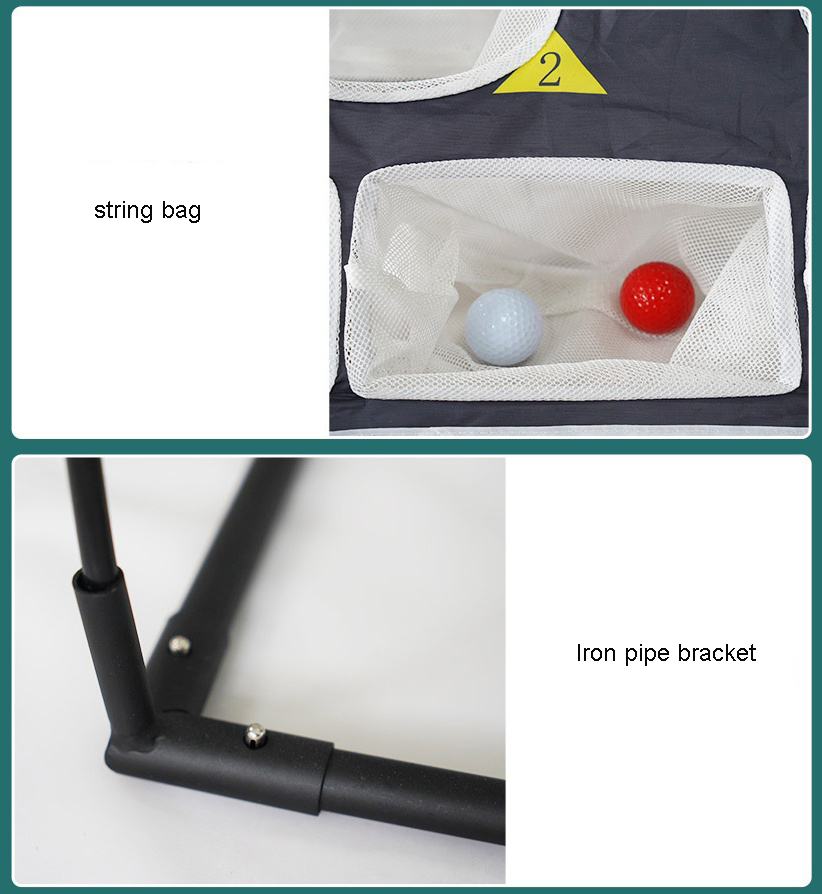 Practice Net Hitting - Golf Chipping Oefennet Multi-target Swing and