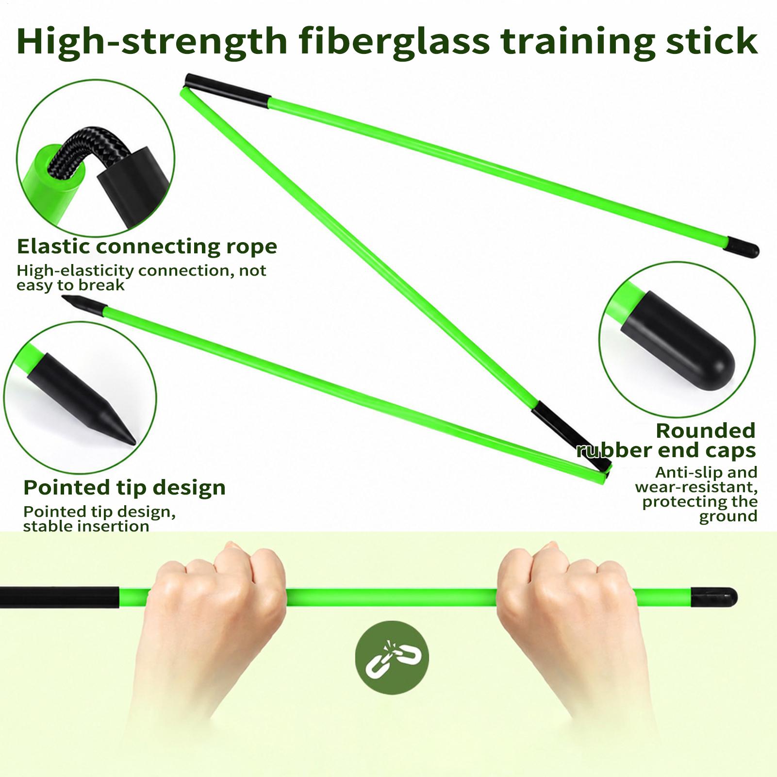 Golf Equipment - Golf Alignment Sticks Putting Verstelbare hoek