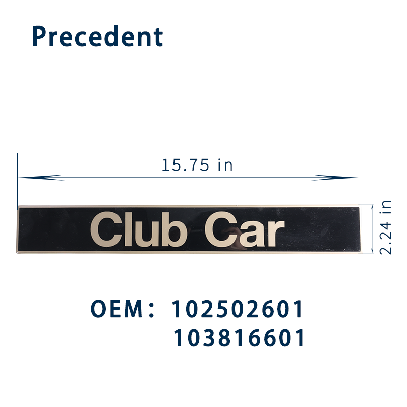 Club Car DS Precedent Front Lo - Golf Equipment Logo recensie en prijs