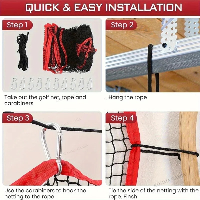 Zware golfnet 10x10FT golf oef - Practice Net Hitting recensie en prijs
