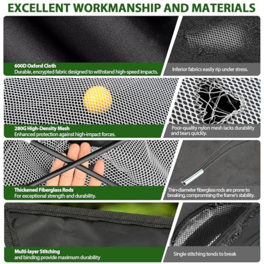 Golfnet, 10x7 ft oefennet voor - Practice Net Hitting recensie en prijs