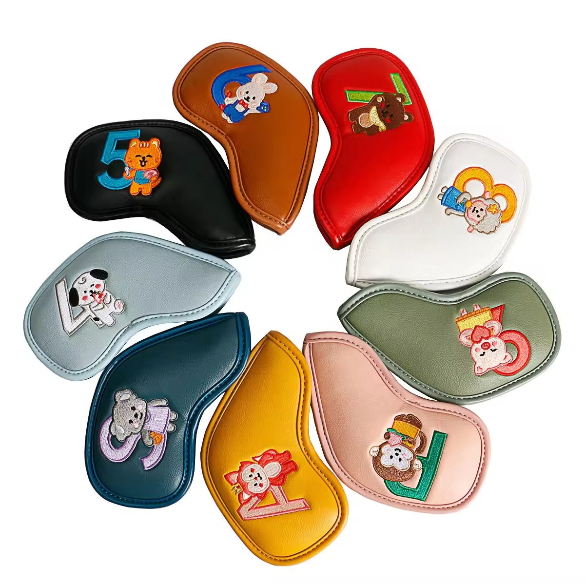 9 stuks schattige cartoon dier - Golf Equipment Suppliers recensie en prijs